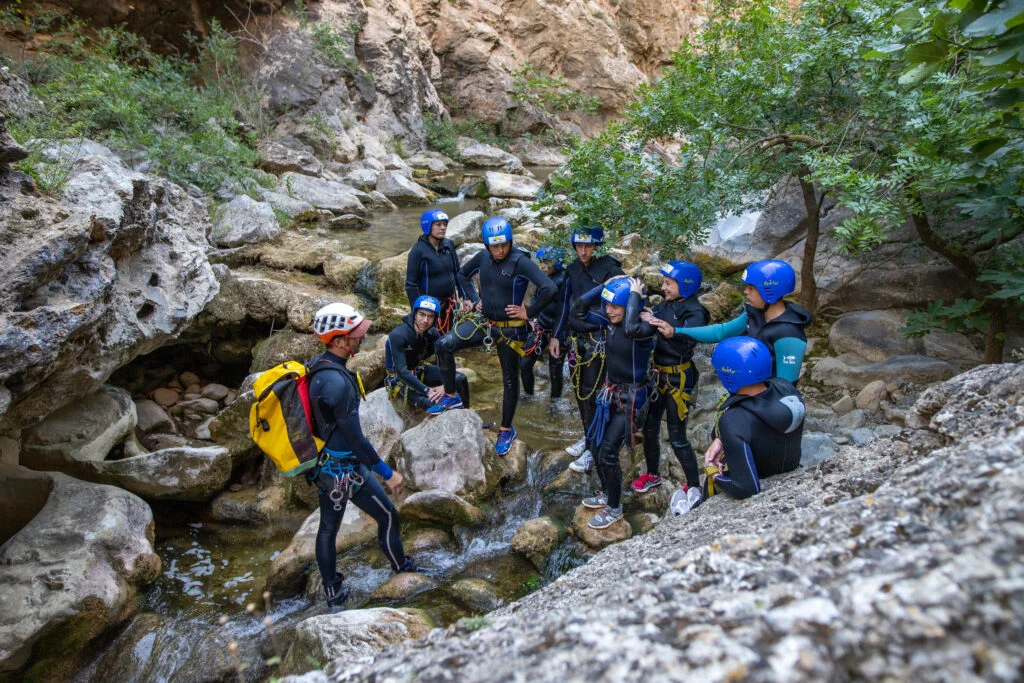 Groupe stages canyoning