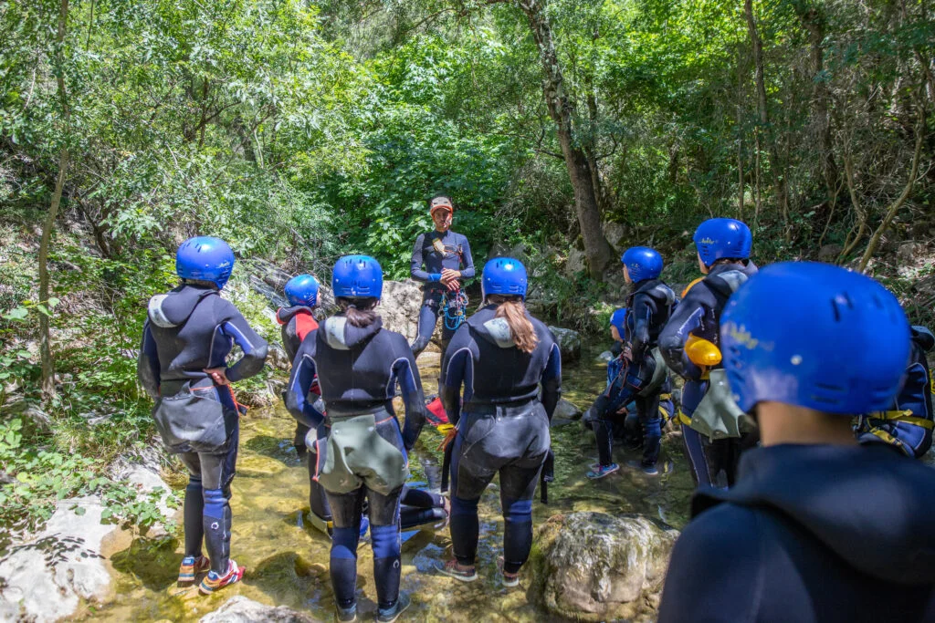 Groupe stages canyoning